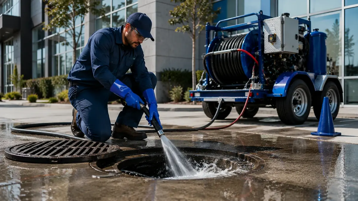 Commercial Hydro Jet Drain Cleaning in Canoga Park