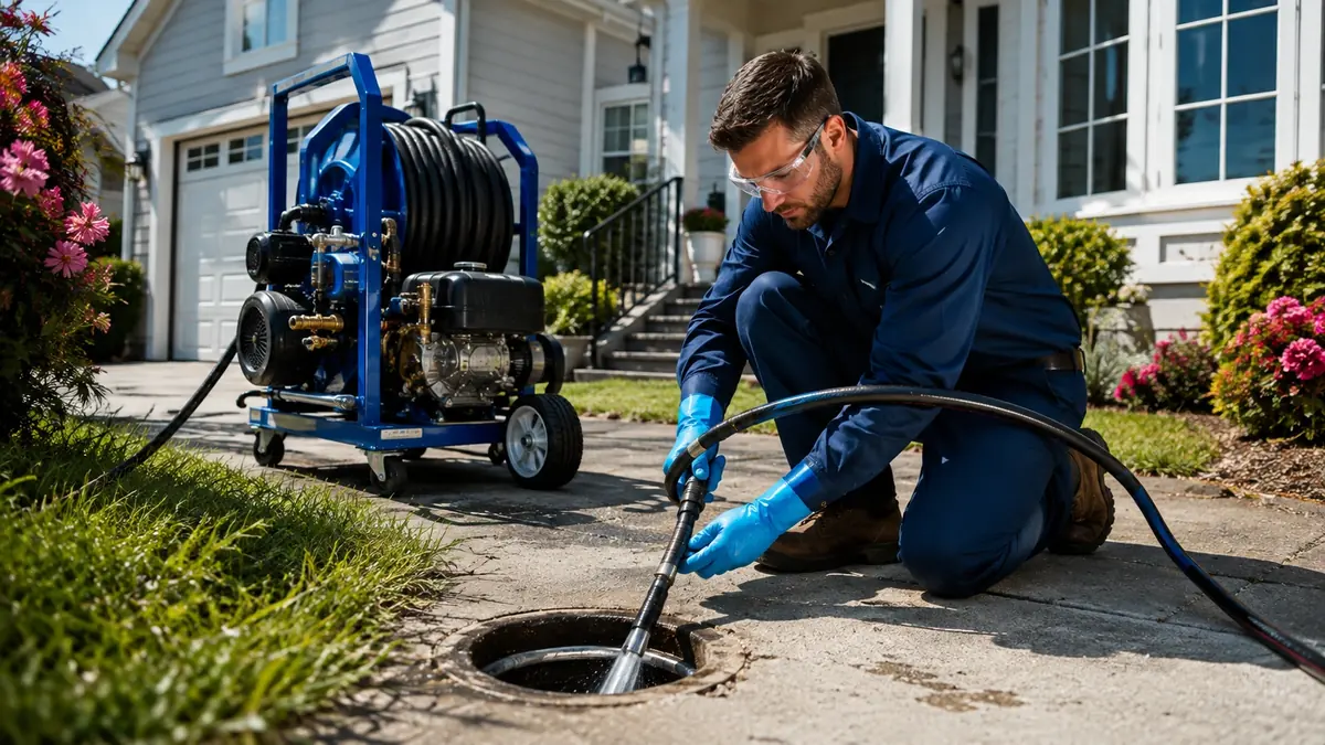Residential Hydro Jet Drain Cleaning in Canoga Park