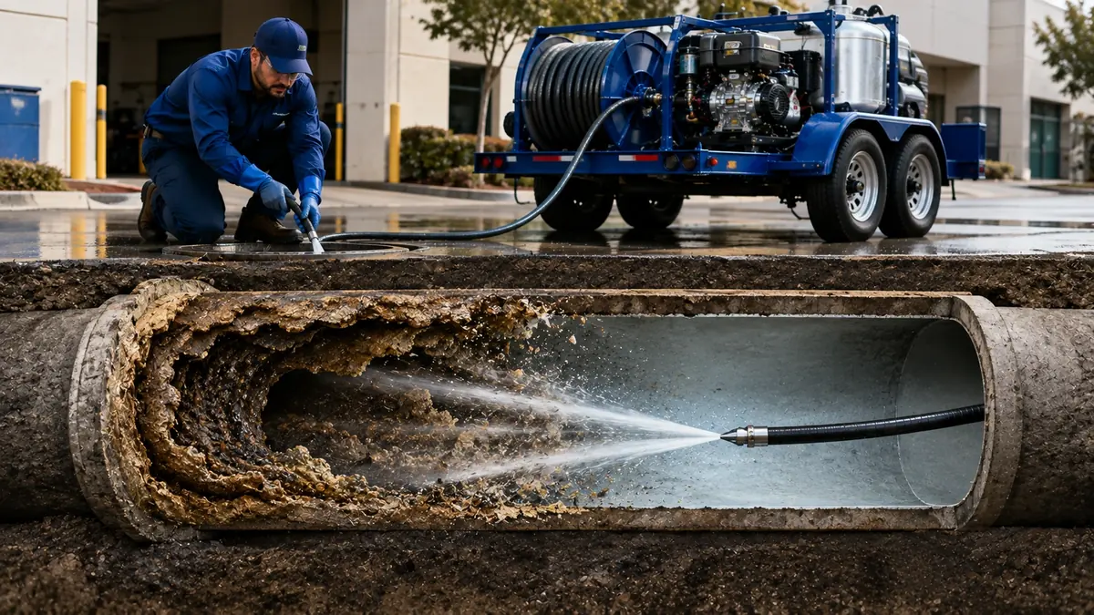 Sewer Pipe Descaling in Canoga Park